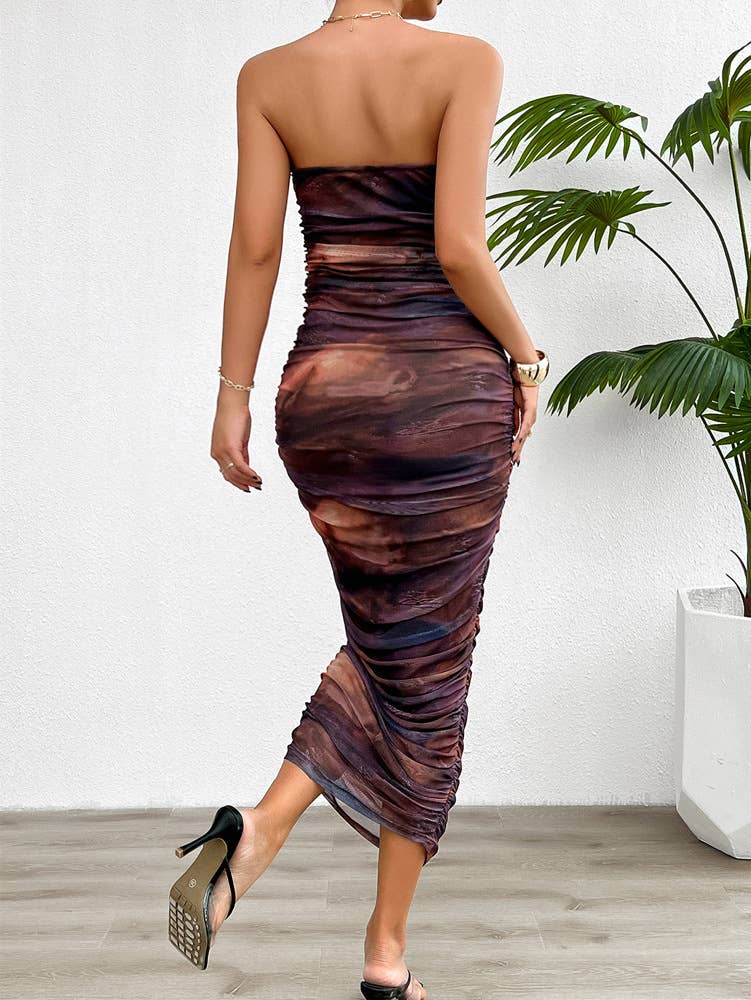 TEMPERA TOP TOP SMUDGED DRESS