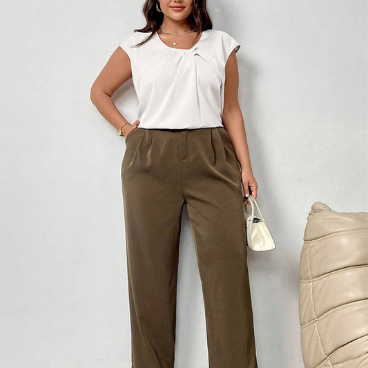 Minimalist Slim Fit Tee ? Summer Solid Top