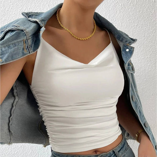 Temperament swing collar high elastic suspenders