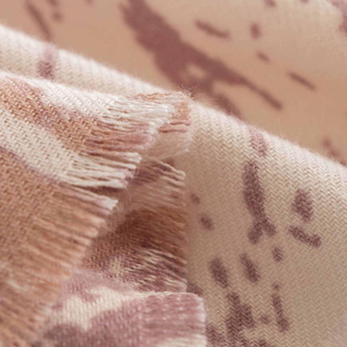 Marble Stripe Scarf ? Soft Winter Wrap