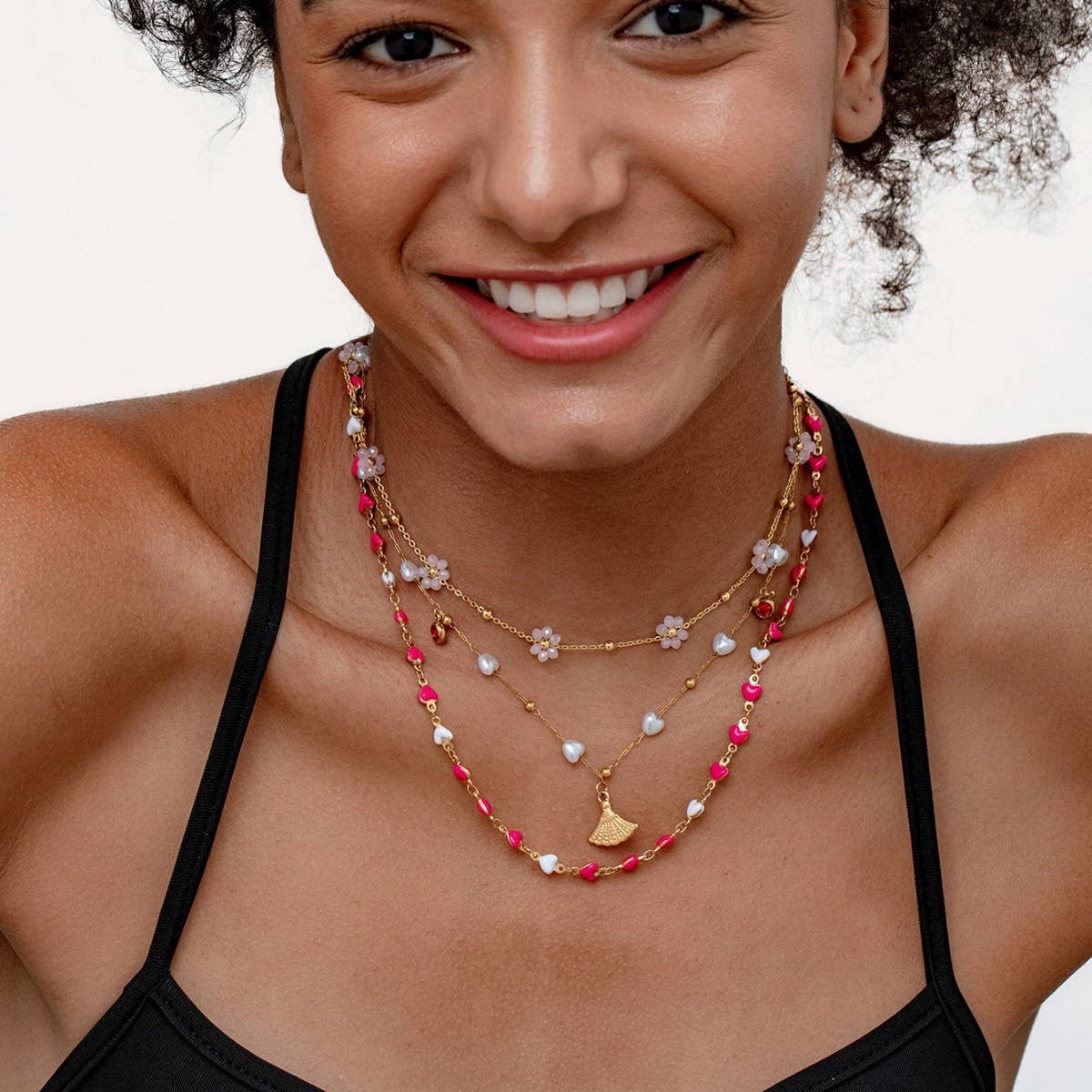 GEOMETRIC JEWELRY CHAIN SIMPLE NECKLACE