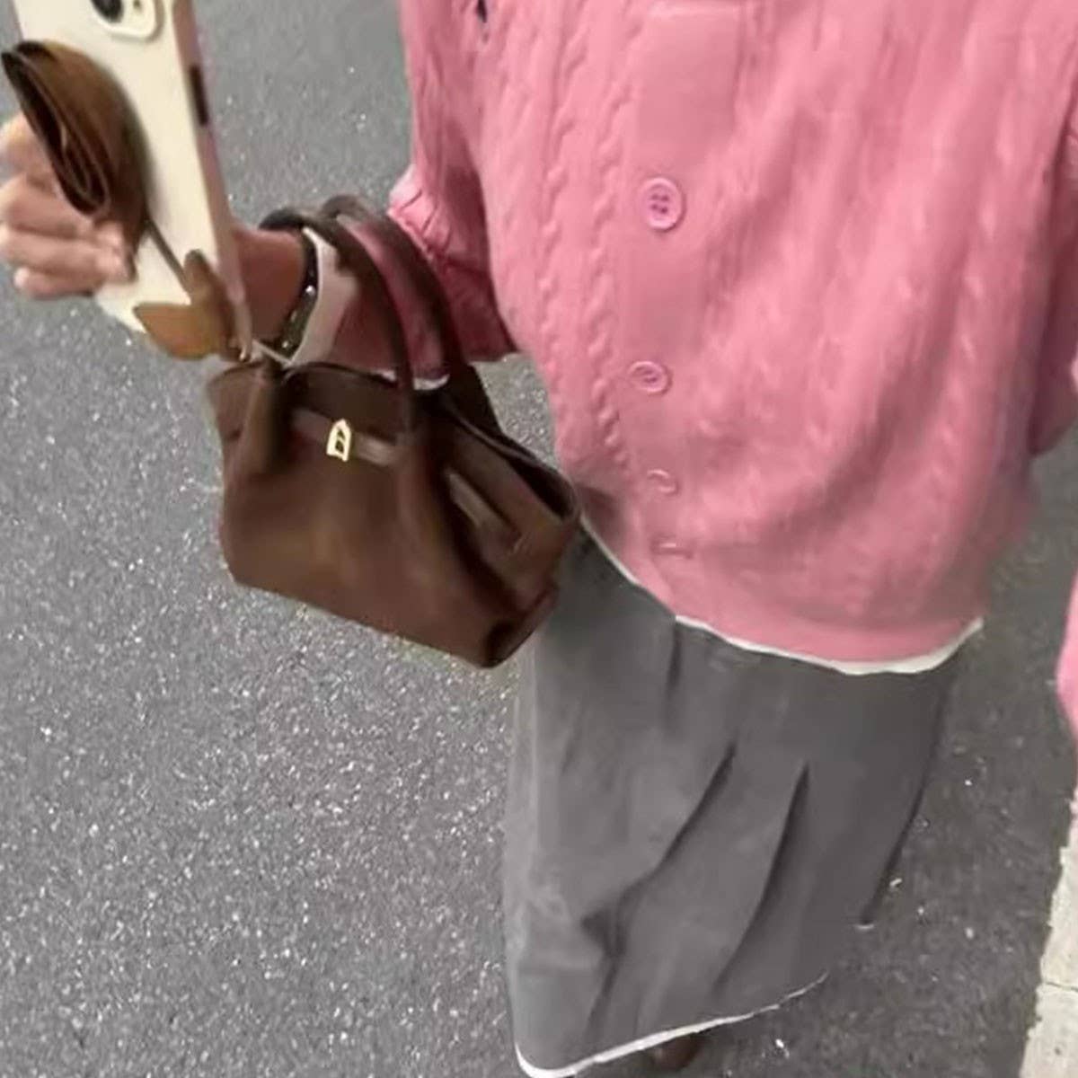 FROSTED BAG LARGE CAPACITY CROSSBODY SHOULDER BAG_CWAB4119