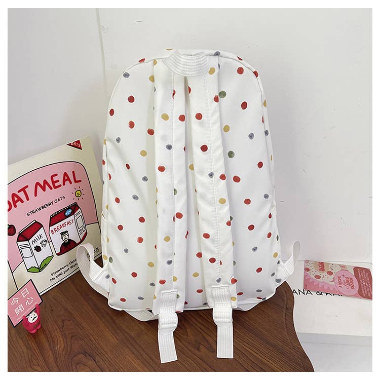 Printed versatile and large-capacity schoolbag