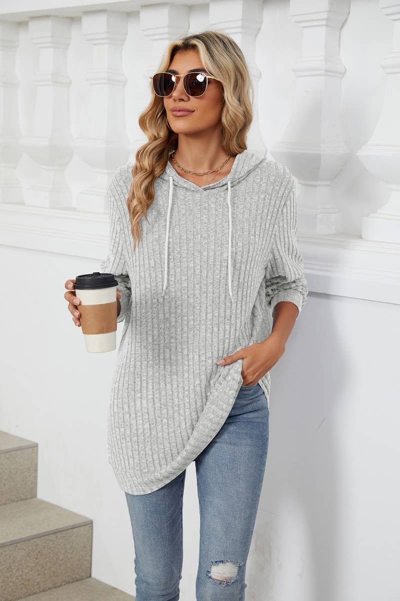 CWOHOL1110_AUTUMN AND WINTER LOOSE HOODED SWEATSHIRT