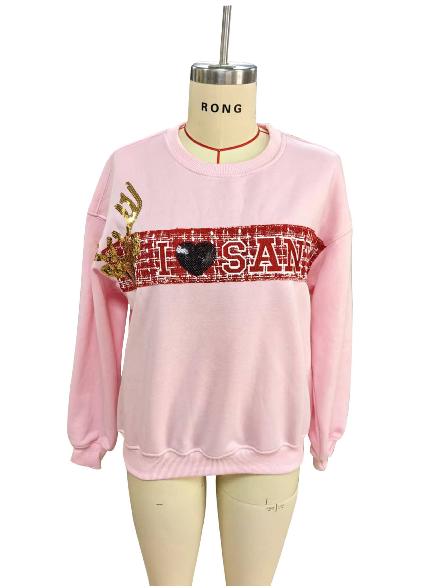 Little Deer Christmas hoodie long-sleeved shirt