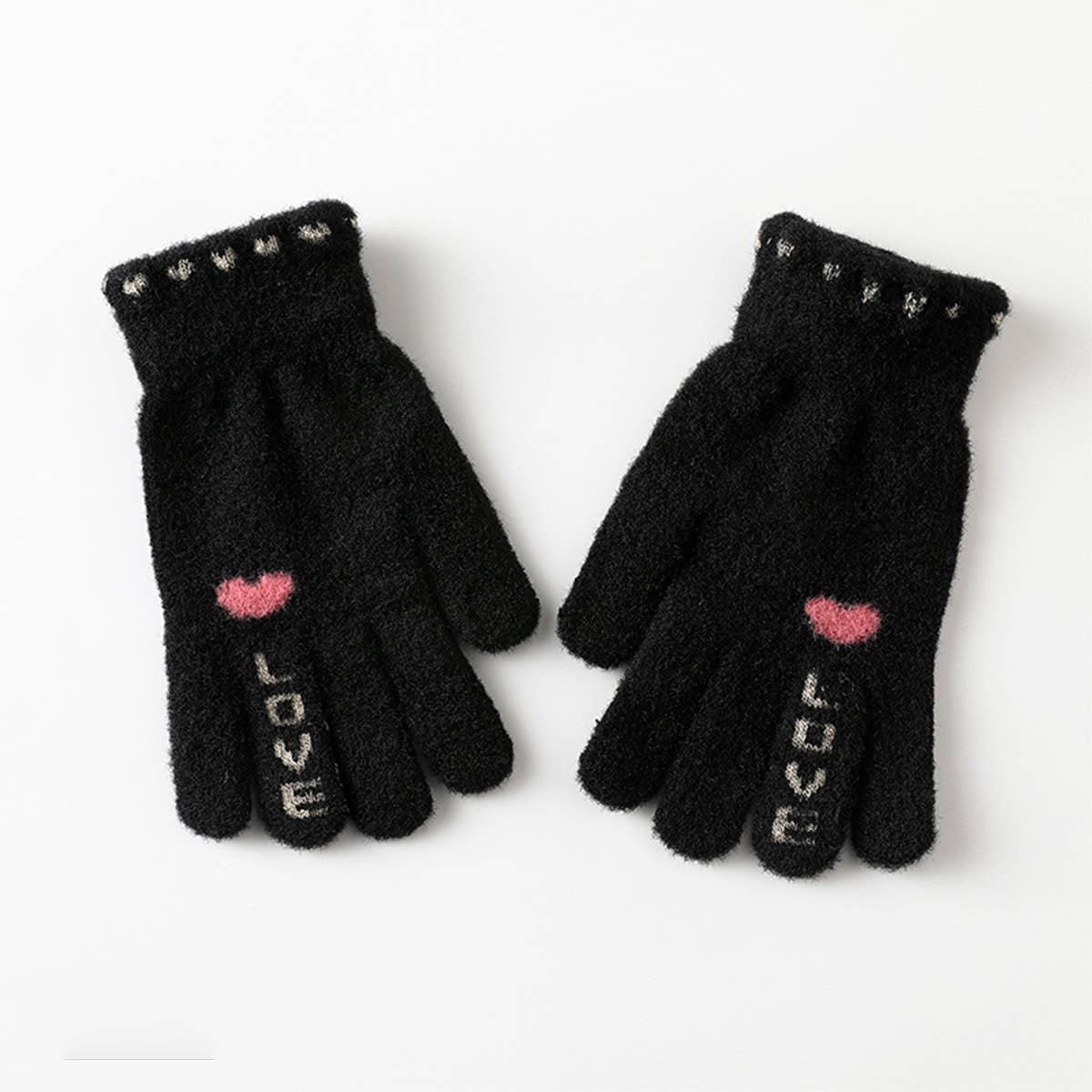 SKIN-FRIENDLY, WARM AND CUTE HEART-SHAPED GLOVES_CWMM1505