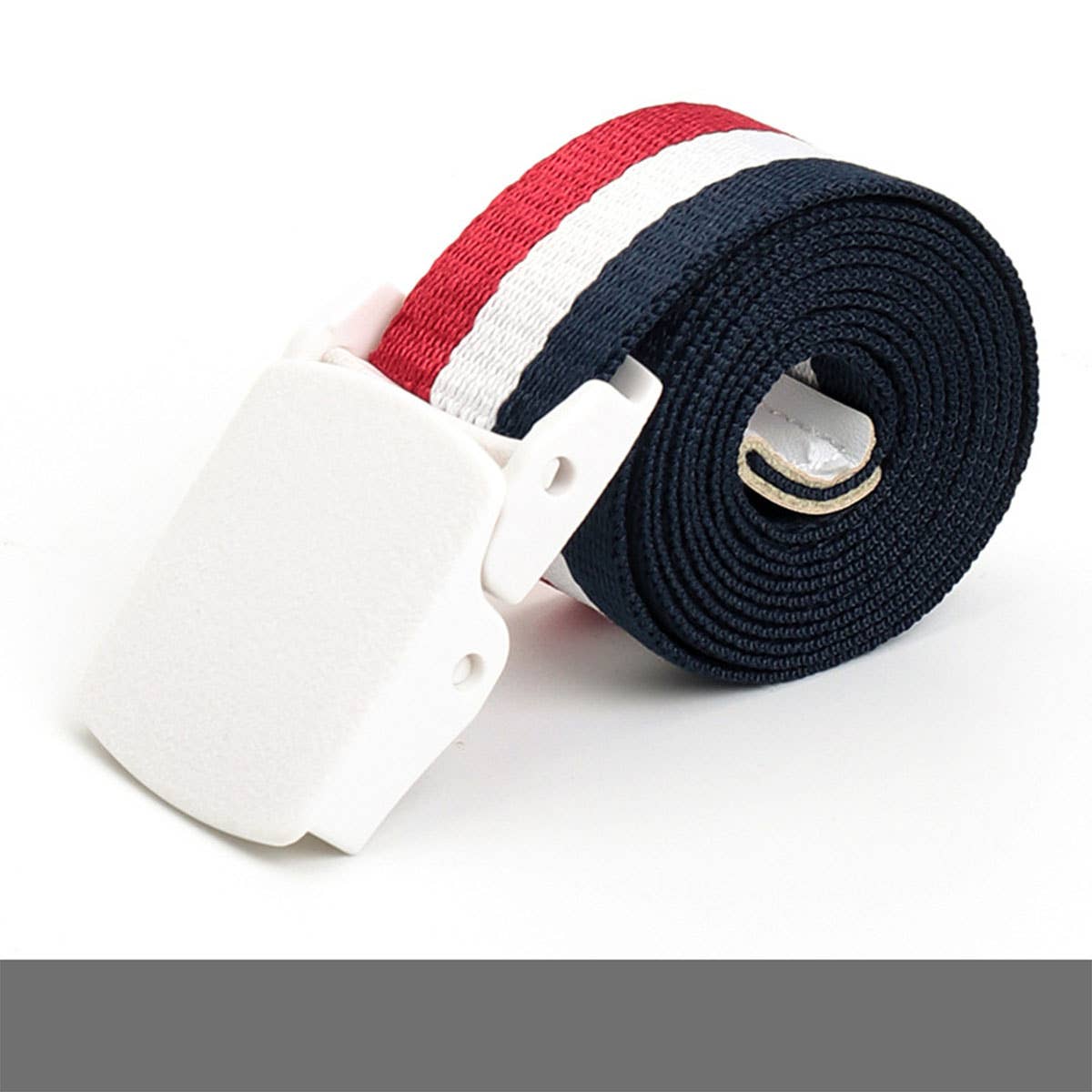 COLORFUL WOVEN SMOOTH BUCKLE CANVAS BELT_CWABE0685