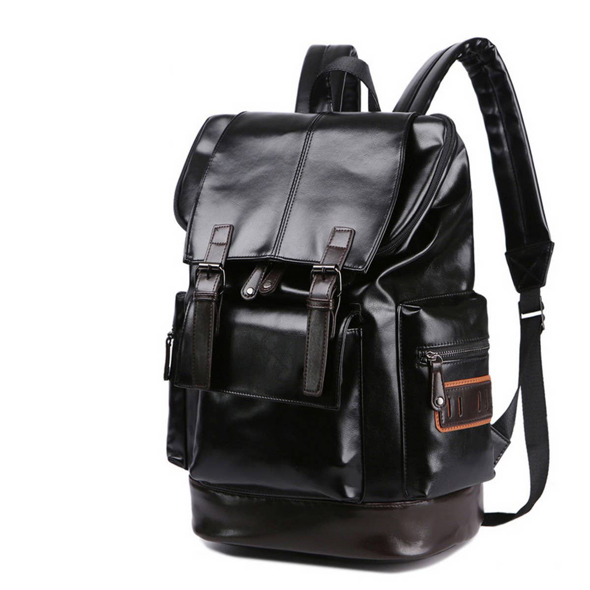 Men¡¯s PU Leather Large Backpack, Stylish & Casual_CWAB5181