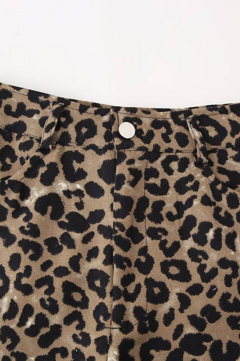 CWBSP0505_FASHION CASUAL SEXY ANIMAL PRINT SHORTS