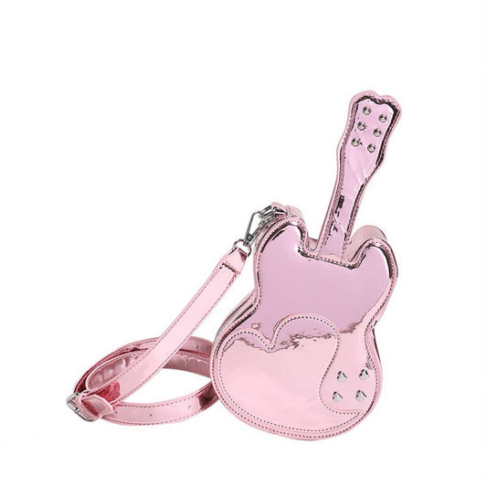 FASHION VIOLIN SHAPE CHAIN SHOULDER BAG_CWAB0995