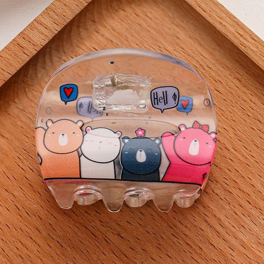 Clear Cat Mini Hair Claw,Cute Clip for Girls_CWAHA0281