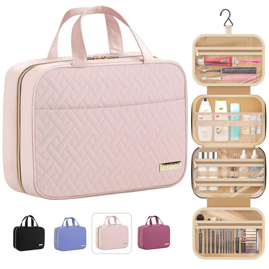 SPACIOUS TOILETRY BAG AND COSMETIC BAG WITH HOOK_CWAB2357