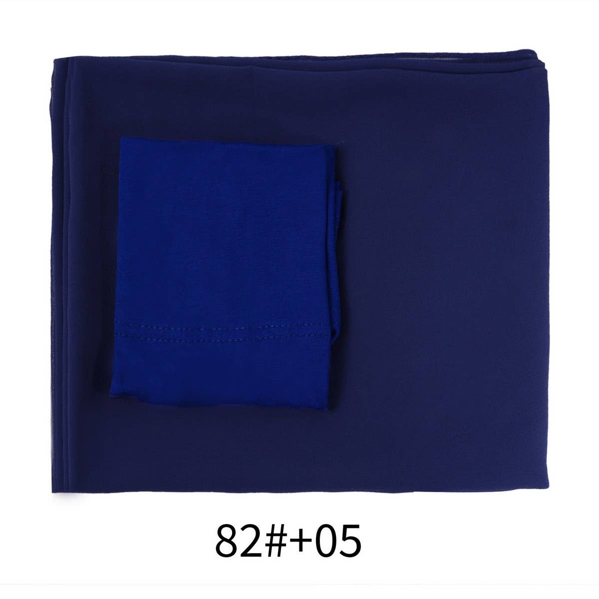 TWO-PIECE CHIFFON SHAWL AND HEADSCARF