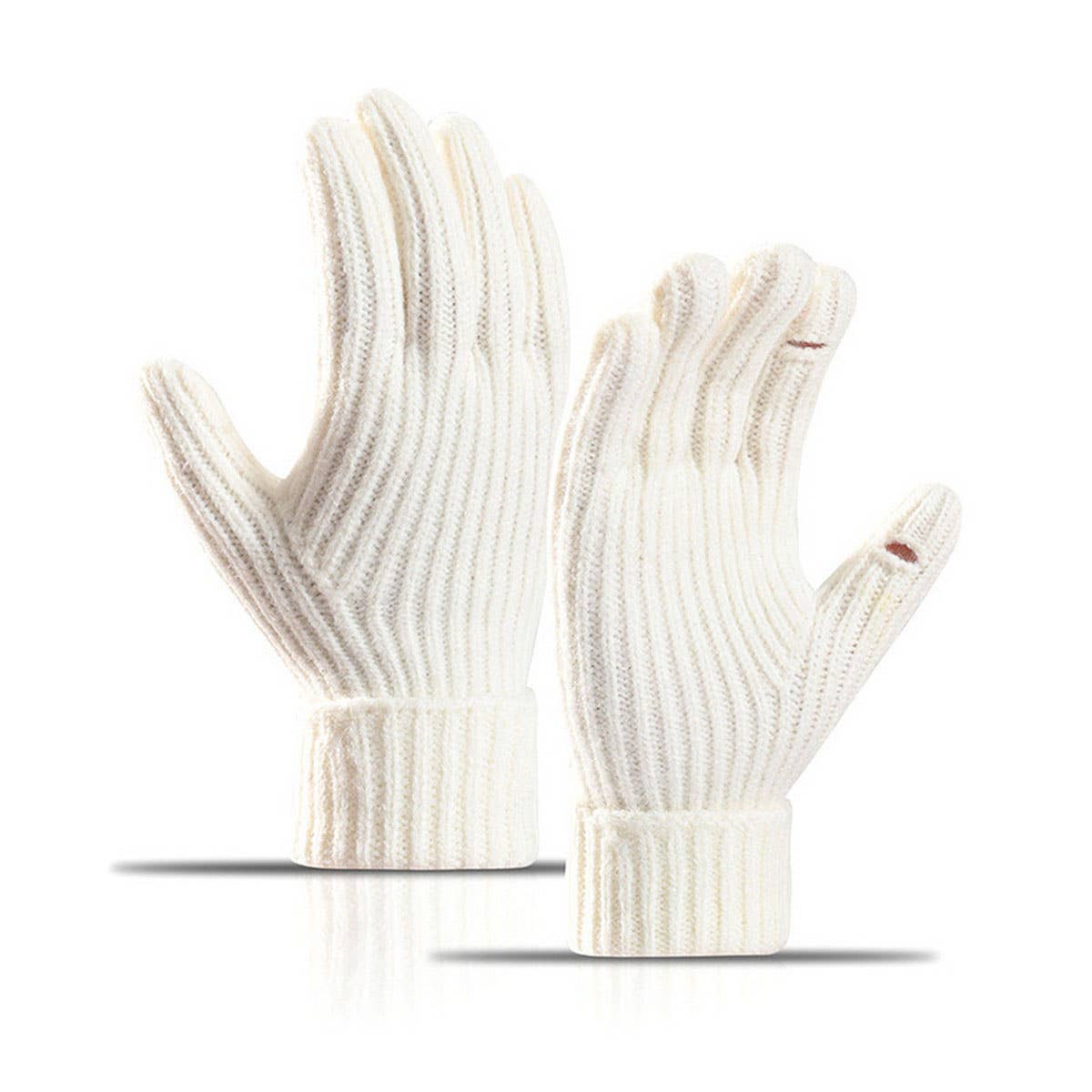 CWAG00591_WINTER KNIT FINGERLESS TOUCHSCREEN GLOVES