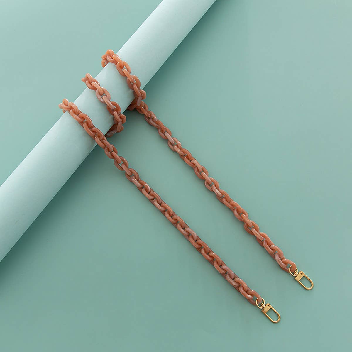 47.24" Jelly Crystal Clear Chain Bags Strap_CWMM5069