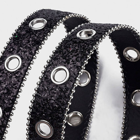 SEQUIN BLING VINTAGE BELT_CWABE0193