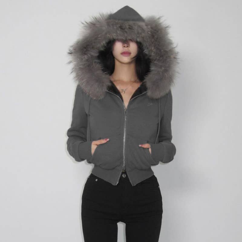 ALL-IN-ONE SLIM-FIT DOUBLE ZIPPER SHORT JACKET