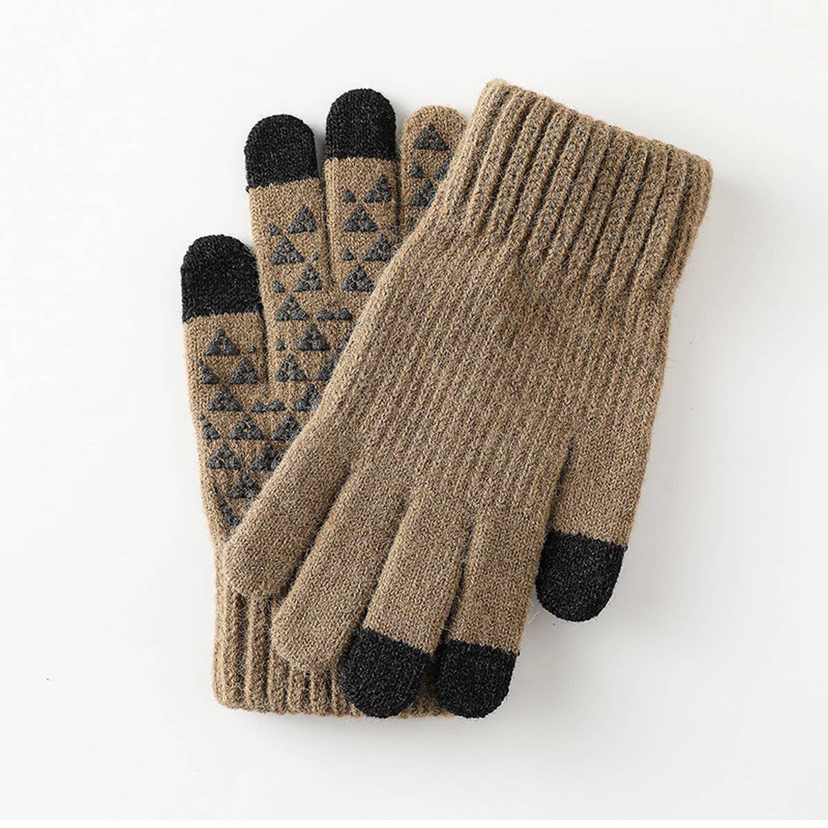 WINTER MEN'S RUBBER TOUCH SCREEN GLOVES