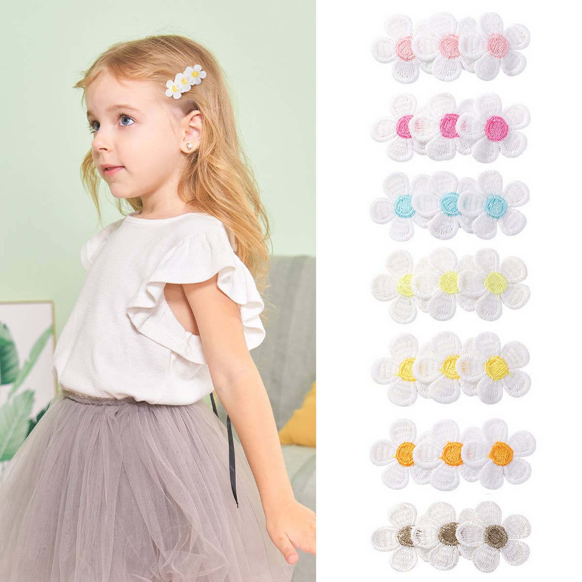 2024 NEW CHILDREN'S CANDY COLOR PETAL HAIRPIN_CWAHA2349