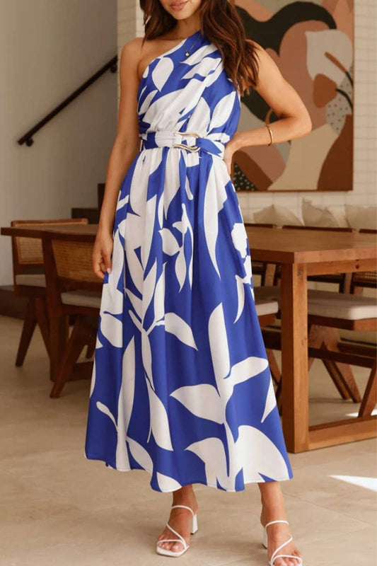 CWDMD5865_NEW SUMMER SHOULDER BELT SWING DRESS