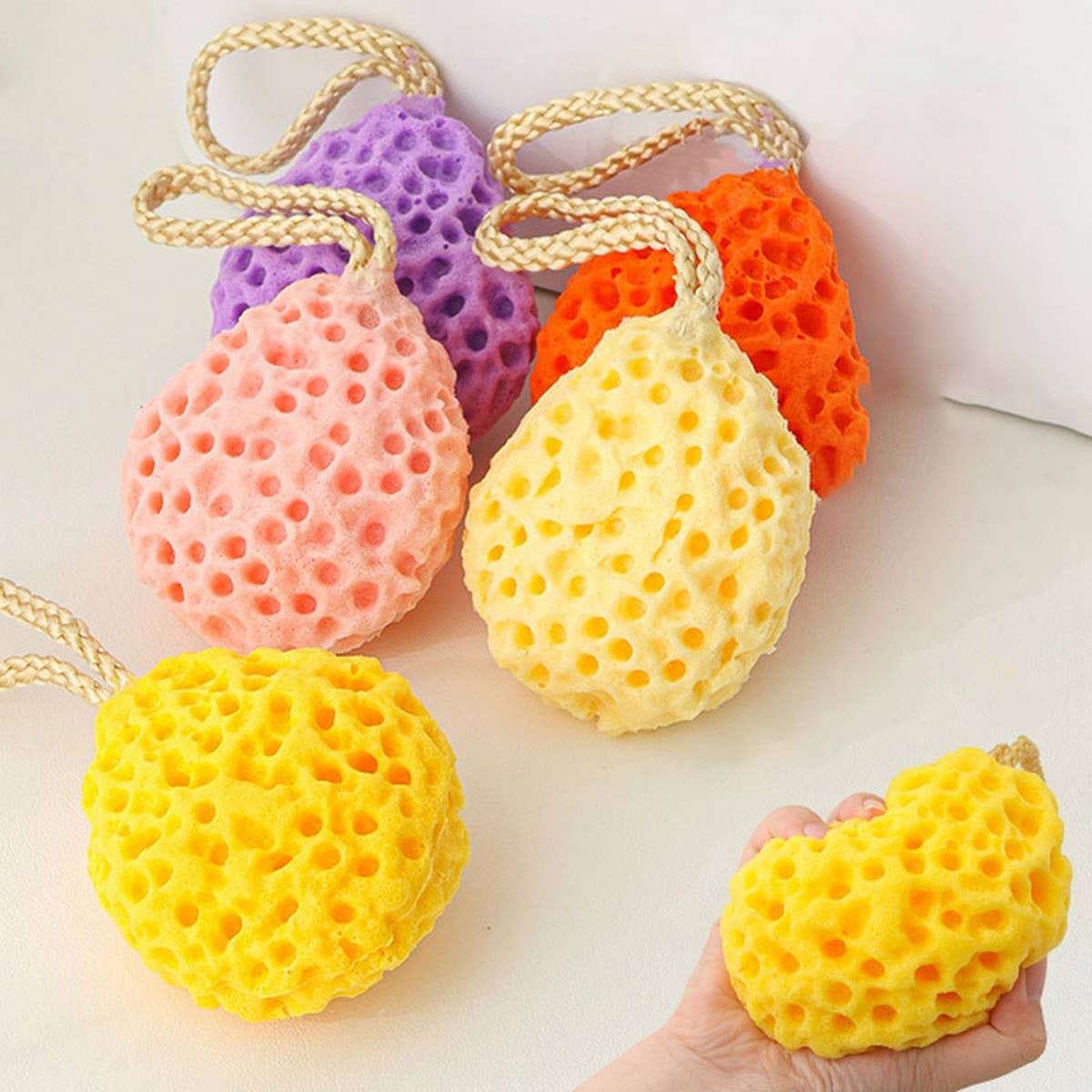 HONEYCOMB SPONGE BATH BALL BATH SPONGE BATH SPONGE
