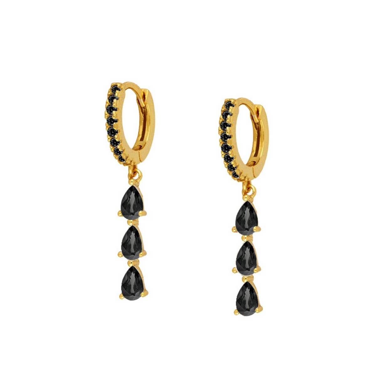 TEARDROP SHAPE MINIMALIST FASHION EARRINGS