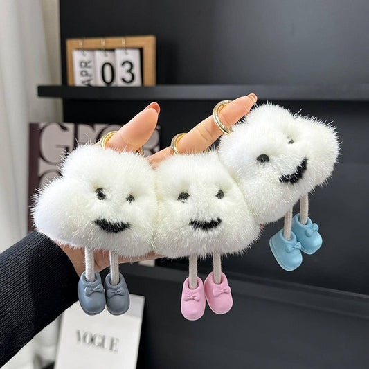 CUTE LITTLE CLOUD CAR KEYCHAIN PENDANT ACCESSORIES