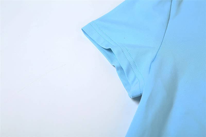 Sexy Crop Top and Bodycon Shorts Set