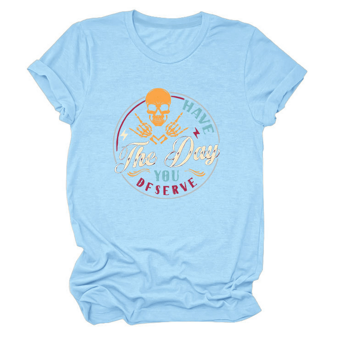 Loose Fit Crew Neck Tee ??Women?™s Casual Wear_CWTTS1529