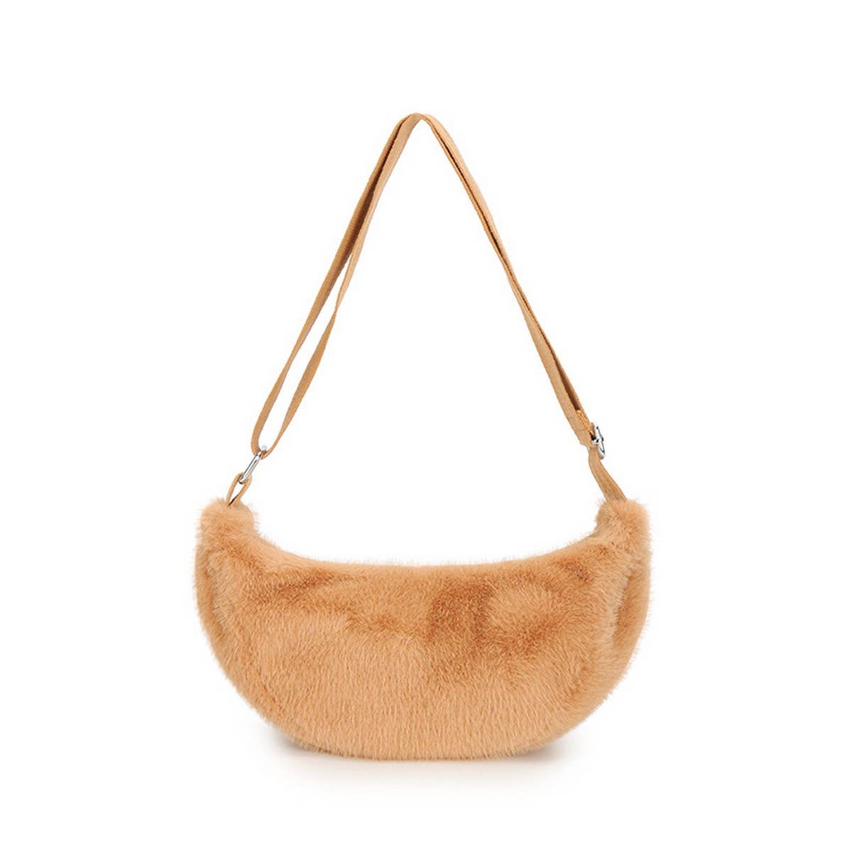 WINTER LIGHT CASUAL VERSATILE SHOULDER PLUSH BAG_CWAB3920