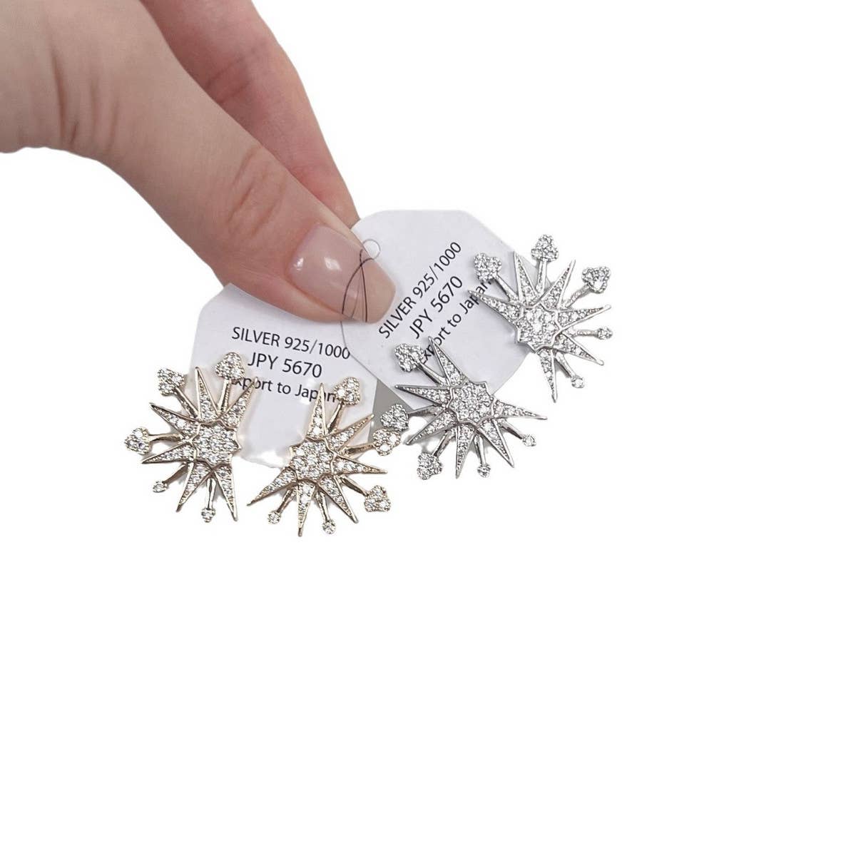 UNIQUE ZIRCON STARLIGHT EARRINGS