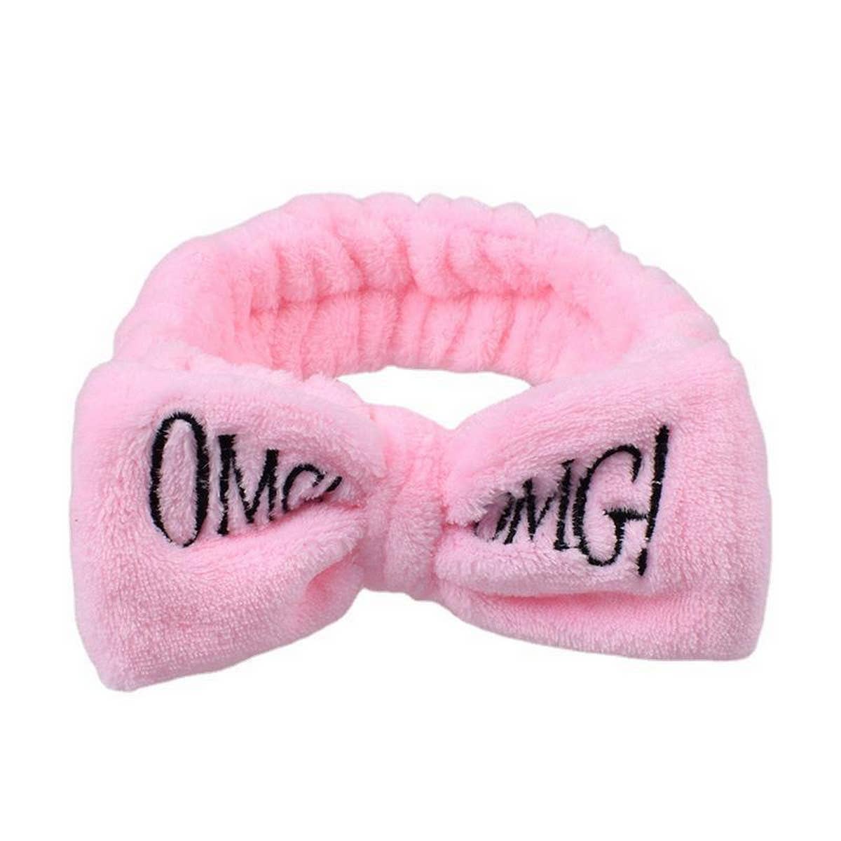 ALPHABET BOW FACE WASH HEADBAND_CWMM0726