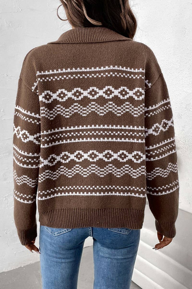 CWOCAL2267_NEW AUTUMN AND WINTER LONG-SLEEVED LAPEL SHIRT