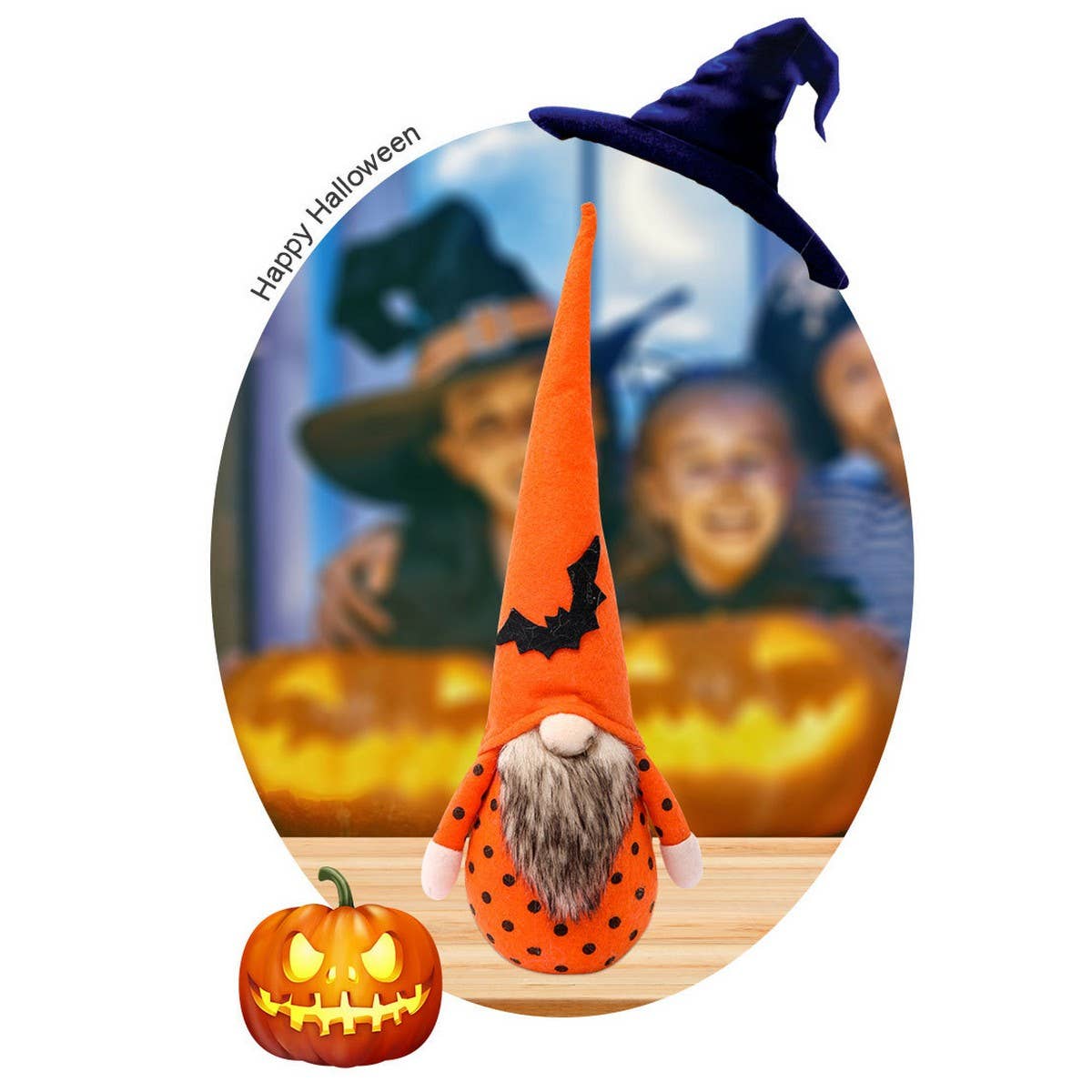CWMM1629_Halloween  Fun  Faceless  Plush Toy Adornment