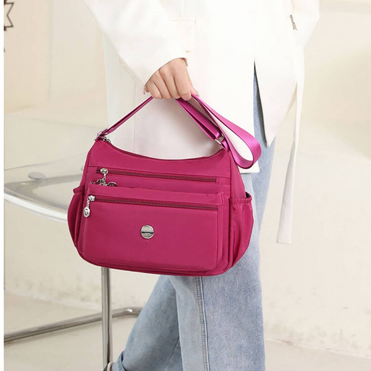 LARGE CAPACITY TRAVEL CROSSBODY SHOULDER BAG