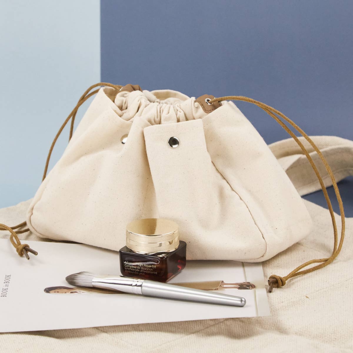 DRAWSTRING COSMETICS STORAGE BAG COSMETIC BAG_CWAB1420