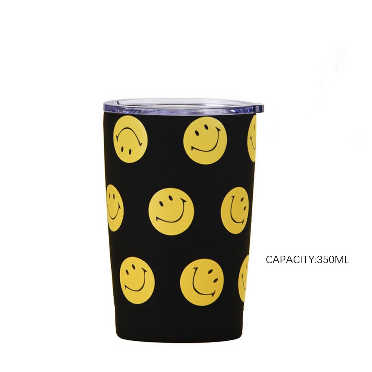 NEW SMILING FACE STAINLESS STEEL THERMOS CUP