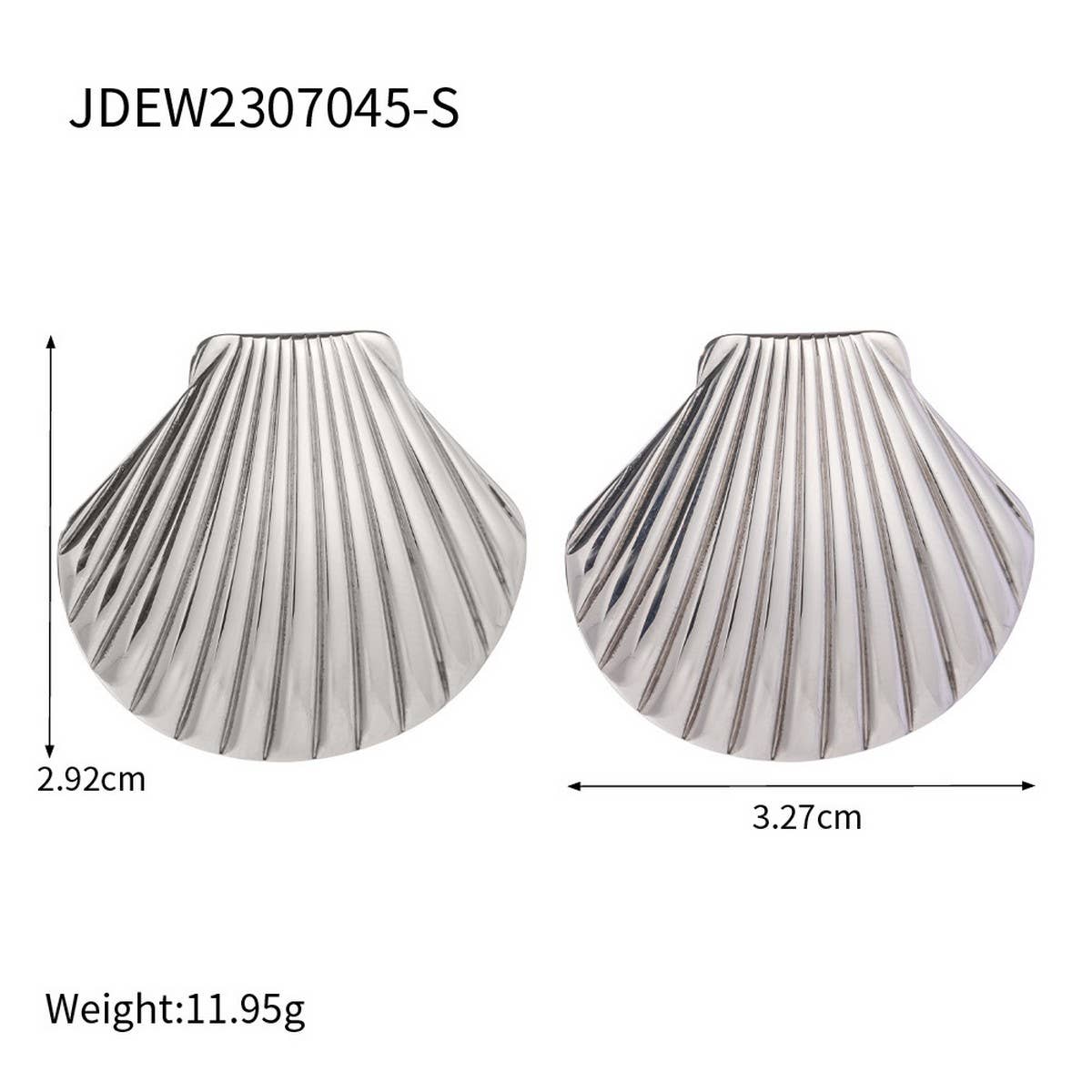 SIMPLE PERSONALITY HIGH-END 18K GOLD EARRINGS_CWMM2351