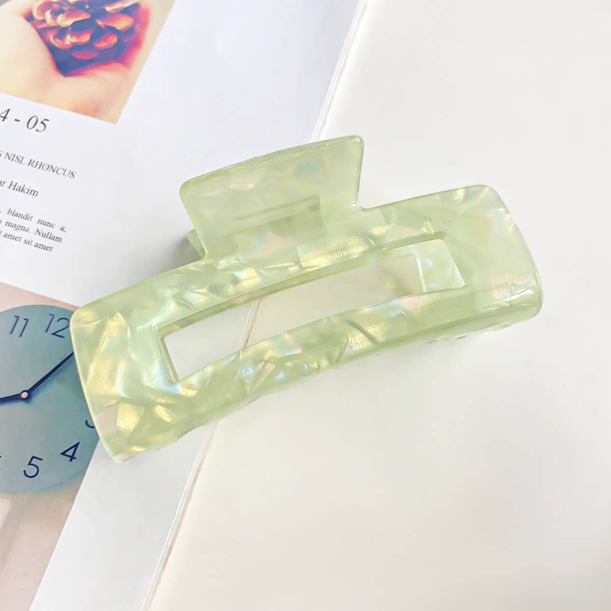 Iridescent Mermaid imitation acetic acid clip