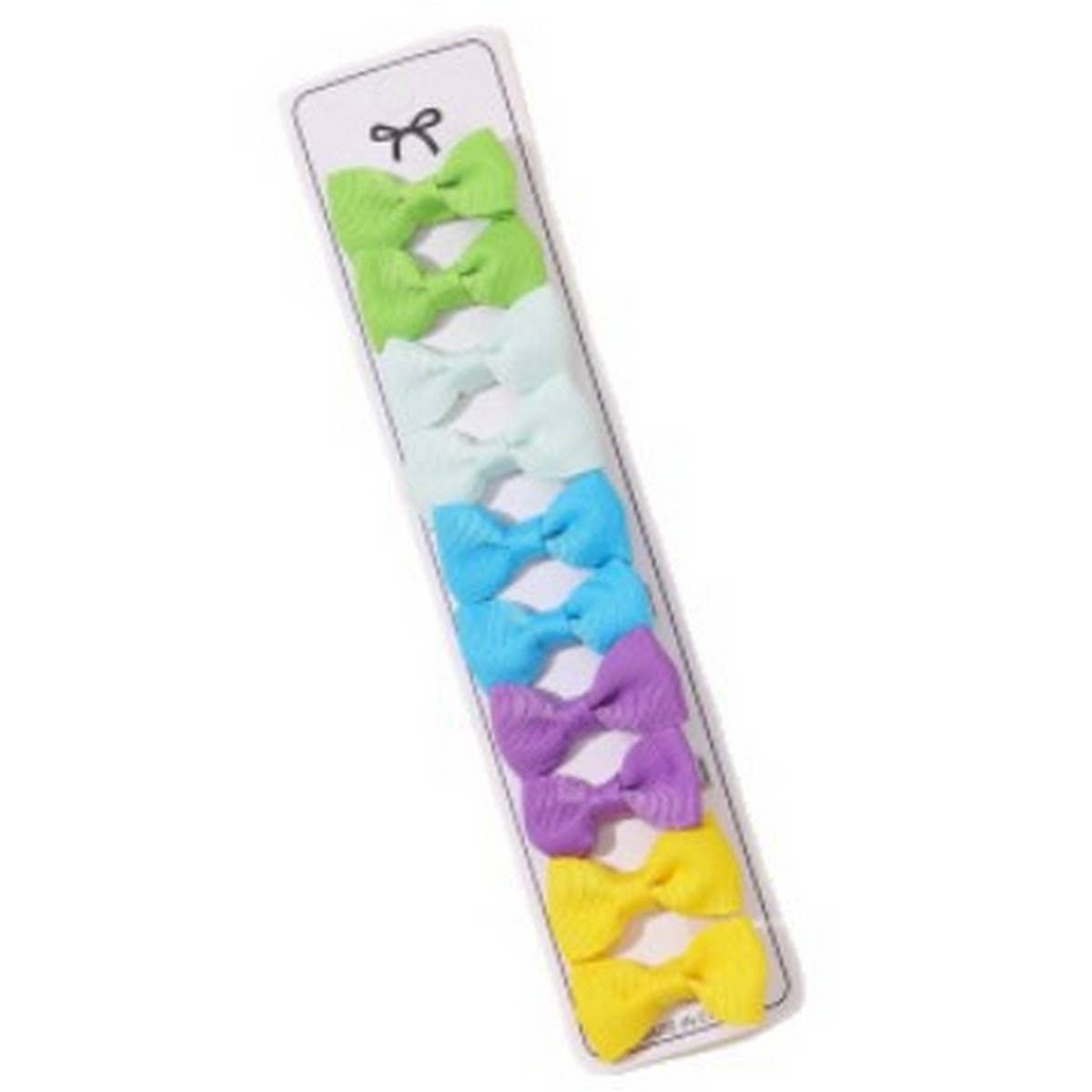 Kids Bow Hair Clips with Neck Bow Design