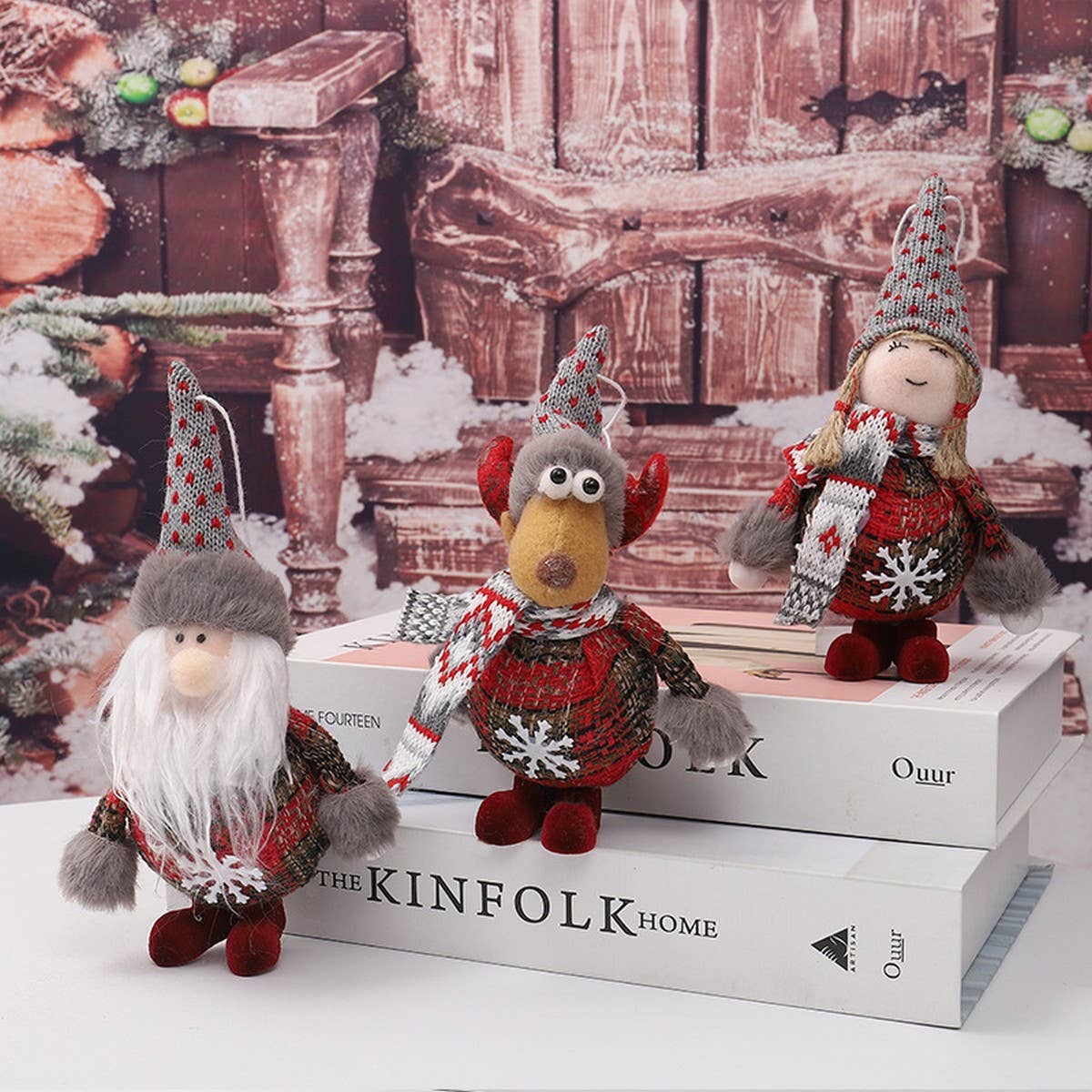 CHRISTMAS DOLL PENDANT CHRISTMAS TREE ORNAMENTS