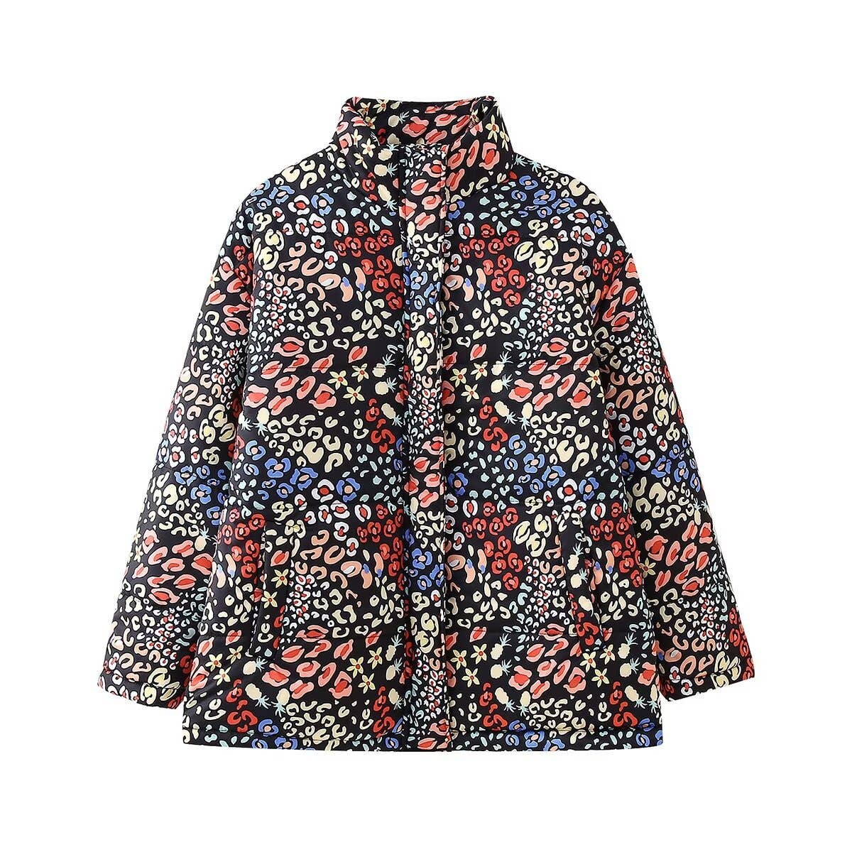 FASHION FLORAL KNITTED OLD MONEY COTTON COAT