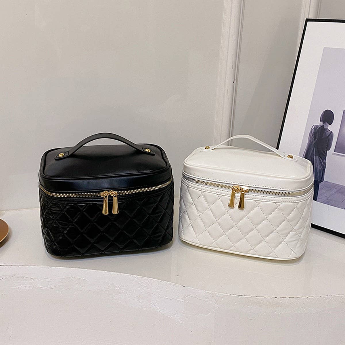 NEW DIAMOND-SHAPED LARGE-CAPACITY COSMETIC BAG_CWAB4406