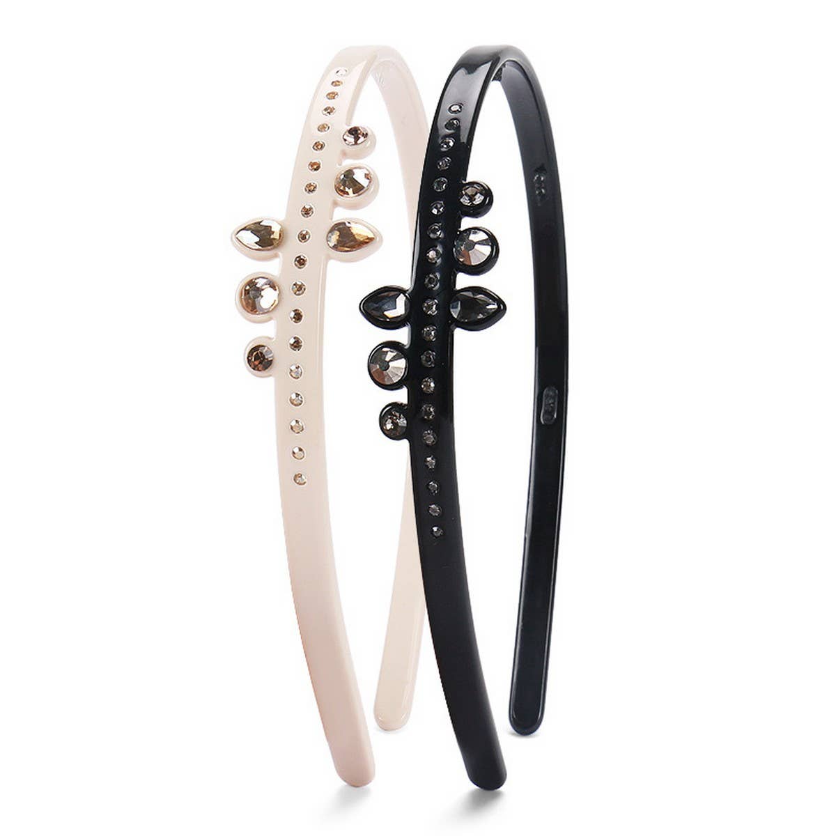ACETATE SPECIAL-SHAPED HEADBAND WITH DIAMONDS_CWAHA4358