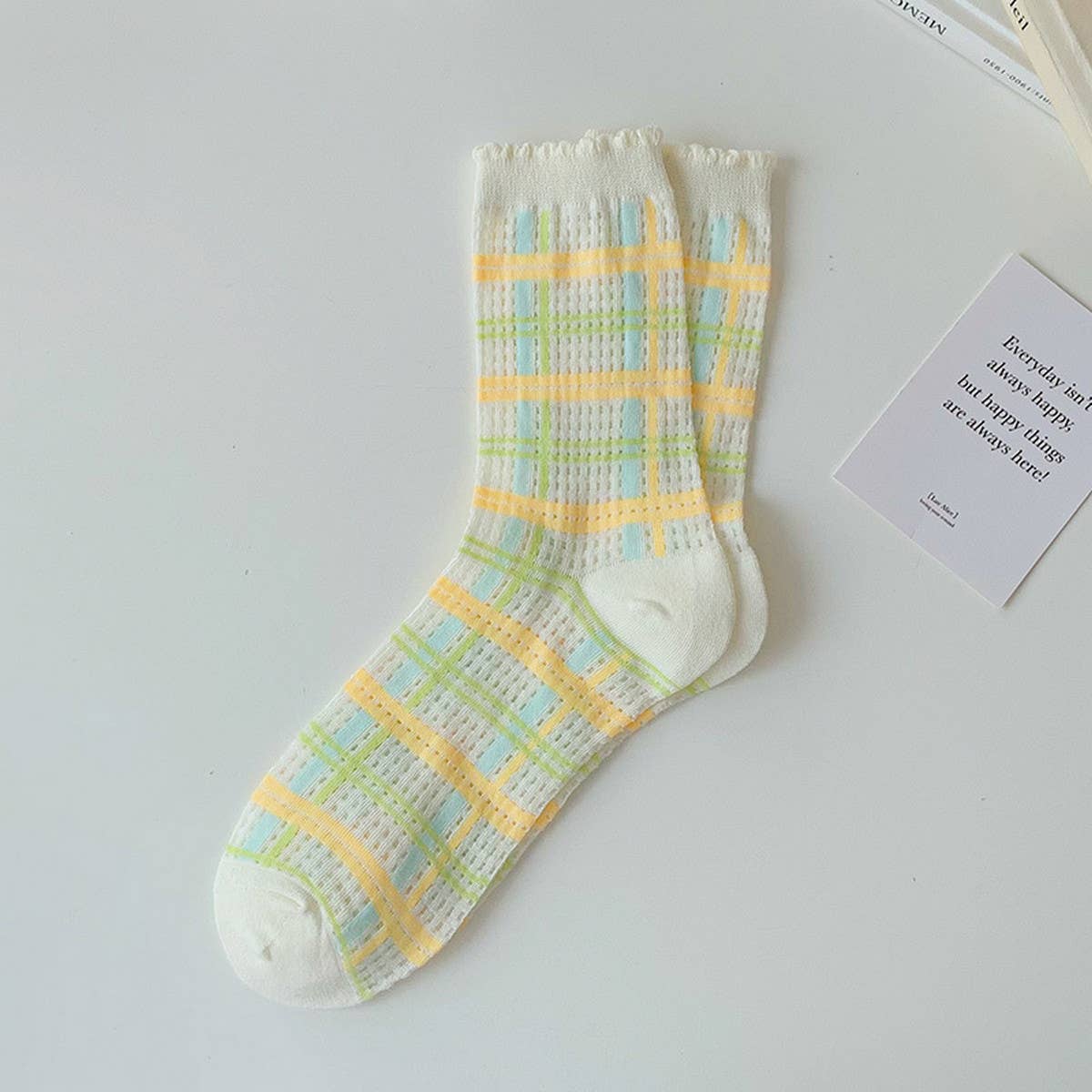 WOMEN THIN CUTE THREE-DIMENSIONAL FLOWER SOCKS