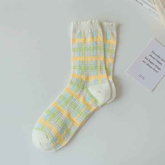 WOMEN THIN CUTE THREE-DIMENSIONAL FLOWER SOCKS