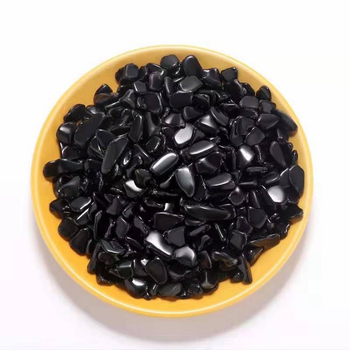 Natural Obsidian Chips for DIY Jewelry