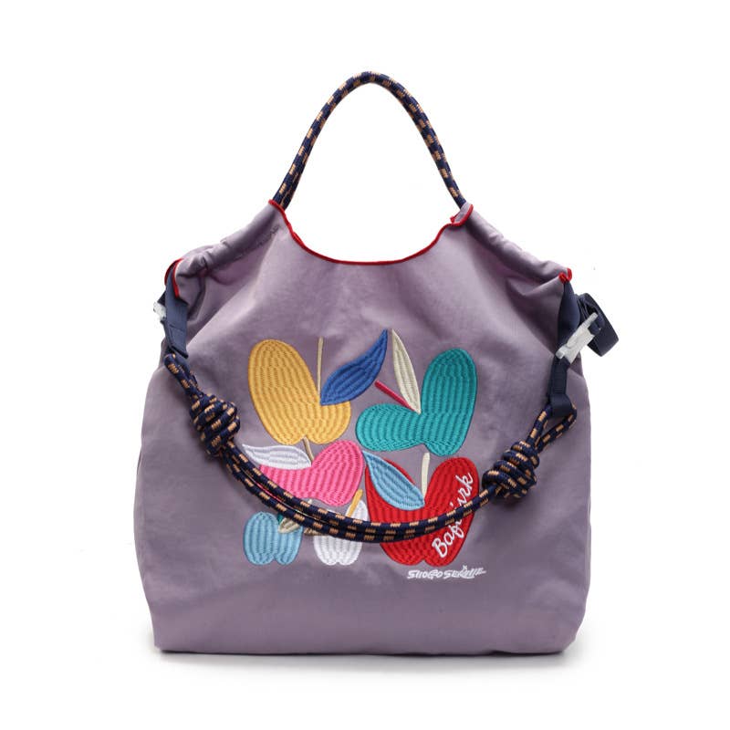 Cartoon embroidery versatile commuting bag