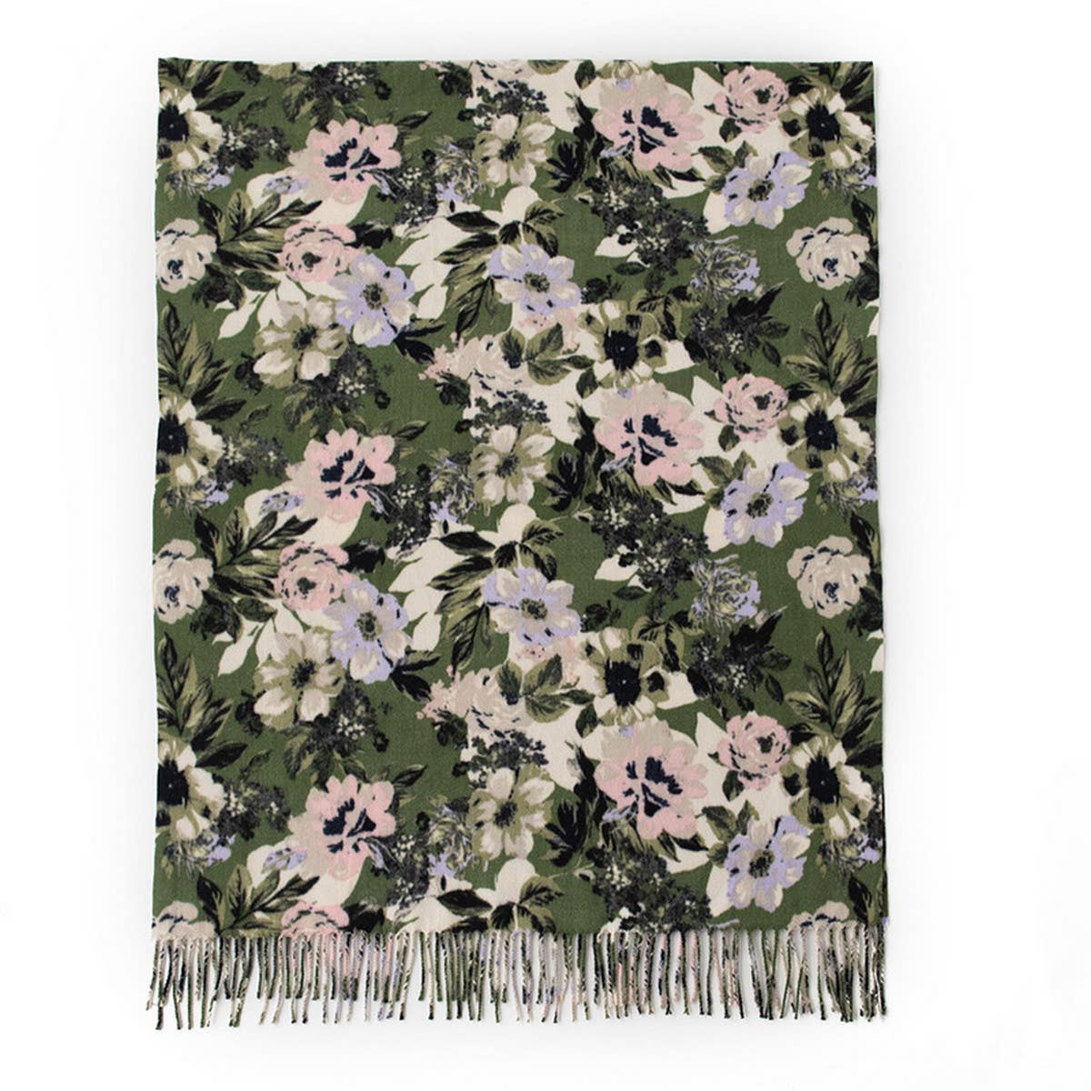 2024 NEW PLAID PRINTED TASSEL SCARF_CWASC0922