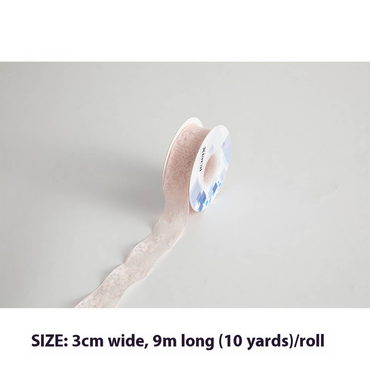 WATER RIPPLE HOLLOW JACQUARD EMBROIDERY RIBBON